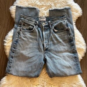 Agolde Riley High Waist Straight Leg Jeans